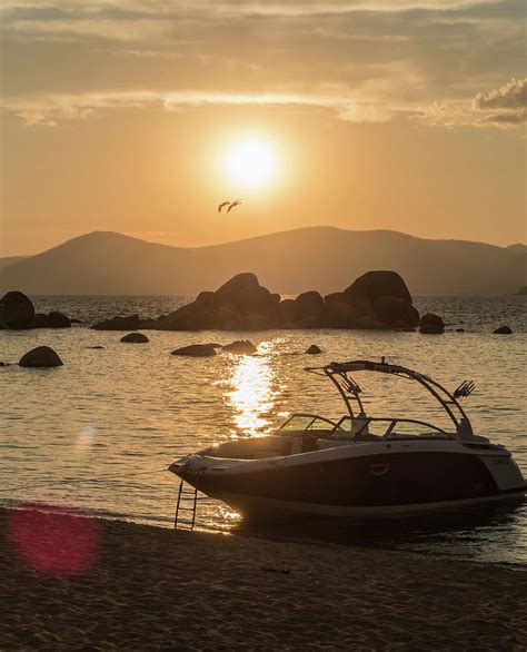 Sand Harbor Sunset Photograph by Martin Gollery - Fine Art America