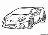 Página Para Colorir Do Lamborghini Huracan  Desenhos sketch template