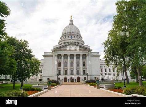 Wisconsin State Capitol building. Madison, Wisconsin, USA Stock Photo ...