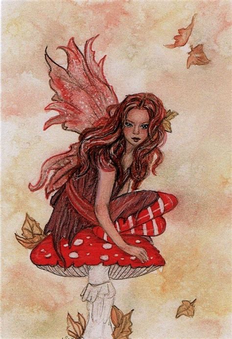 Toadstool Fairy Art Print Autumn Art Print Fairy Art Print | Etsy