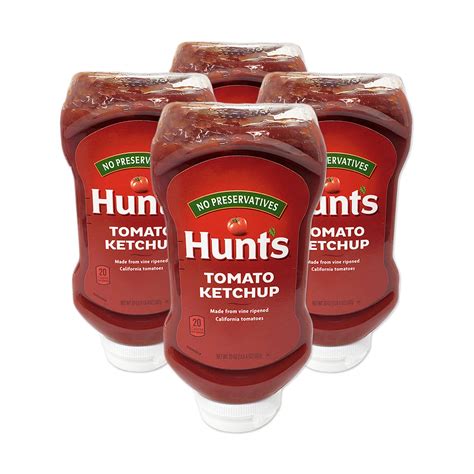 Hunts Tomato Ketchup 20 oz | Ketchup Squeeze Bottles