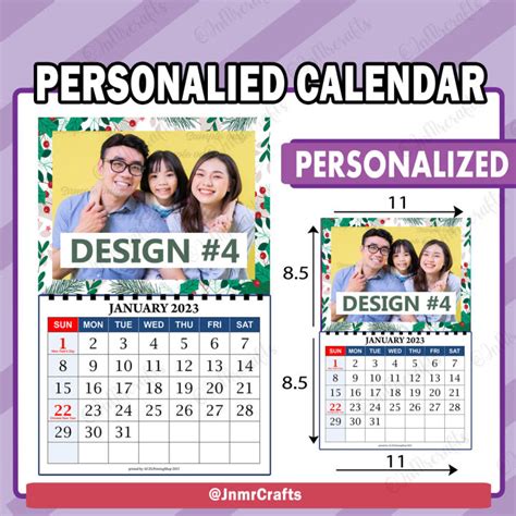 PERSONALIZED CALENDAR 2024 - JnMrcrafts | Lazada PH