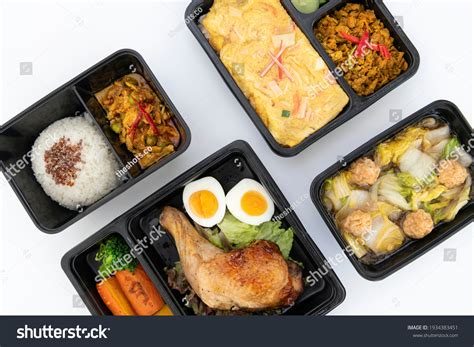 Four Lunch Box Set Thai Food Stock Photo 1934383451 | Shutterstock