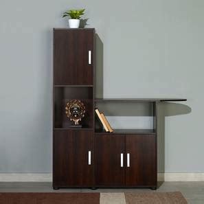 Edgar Wardrobe In Walnut Finish - Urban Ladder