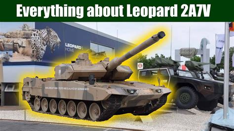 Everything you need to know about Leopard 2A7V tank - YouTube