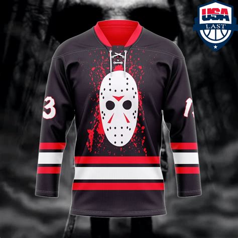 Jason Voorhees horror movies hockey jersey - USALast