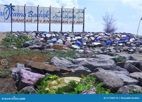 The Landmark Sign of Pantai Irama Bachok in Kelantan, Malaysia. Editorial Photo - Image of beach ...