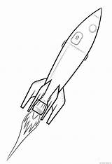 Space rocket coloring Page – Line Art Illustrations sketch template