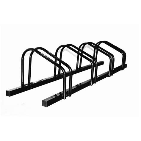 1 - 4 Bike FLOOR PARKING RACK STORAGE STAND Bicycle Black