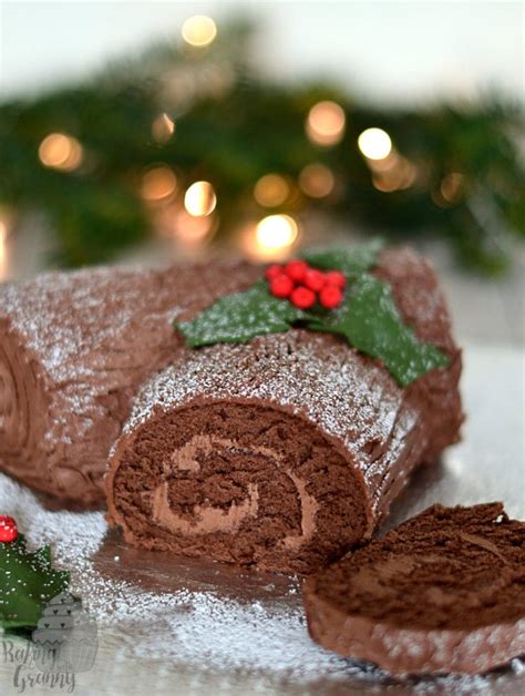 Yule Log - Baking with Granny