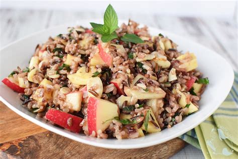 Wild Rice Salad Recipe with Honey and Mint - Yum! - A Magical Mess