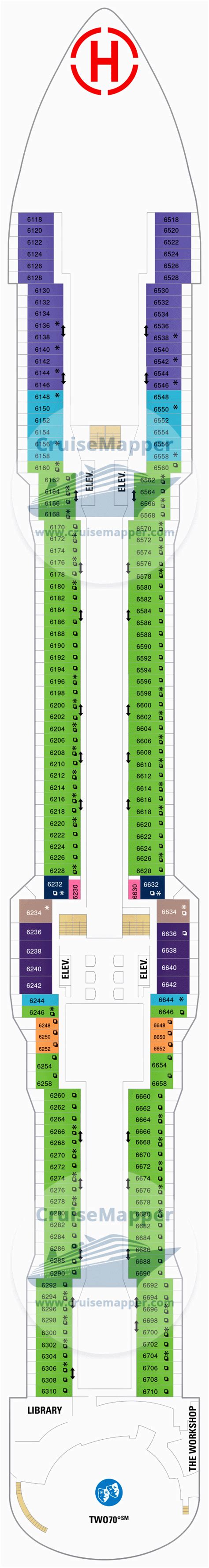 Floor Plan Ovation Of The Seas - floorplans.click