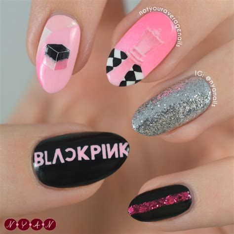 Nail Art Blackpink ~ Nail Art Ideas