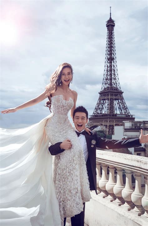 Actors Huang Xiaoming and Angelababy hold fairy-tale like wedding | Angelababy wedding, Wedding ...