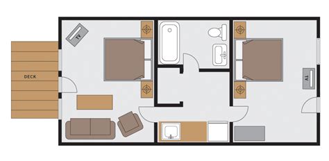 Lodge Hotel Suite Floor plans - Paradise Lodge