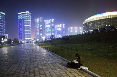 Pyongyang at night | North Korea | Pinterest