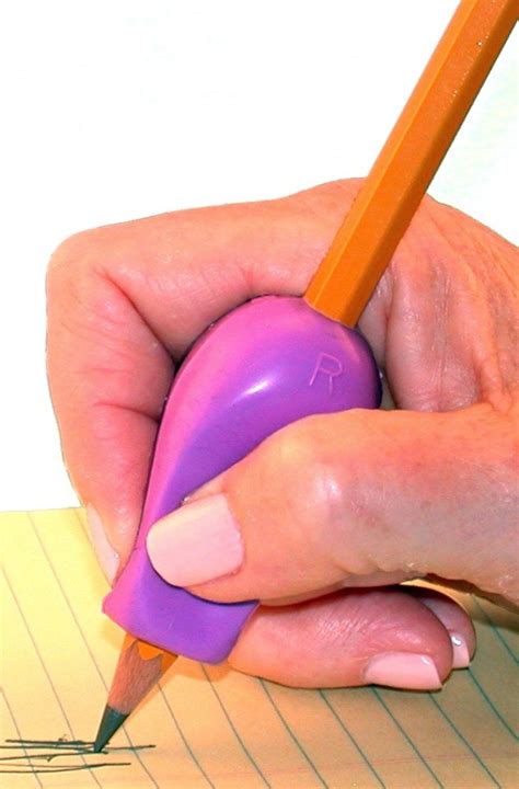 The Pencil Grip Jumbo Metallic Gripper, Universal Ergonomic Writing Aid for Righties and Lefties ...