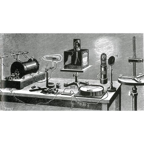 Electrical Discharge Experiment Apparatus 1896 Poster Print by Science ...