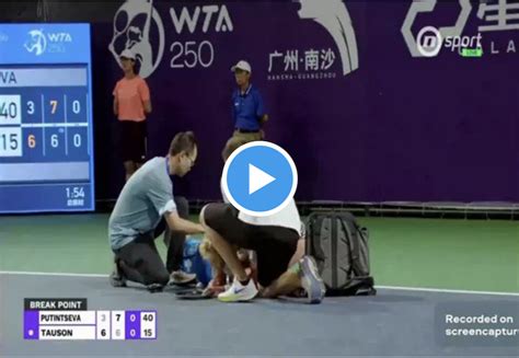 Clara Tauson Collapses on Court: Another Shocking Incident Due to Heat ...