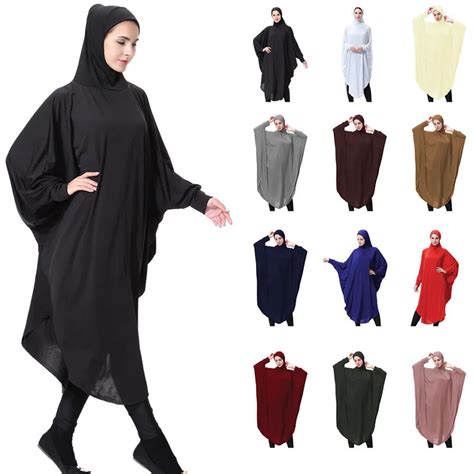 Muslim head coverings instant hijab bonnet abaya muslims outwear muslim prayer dress islamic ...