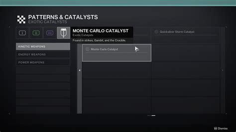 How To Get The Monte Carlo Catalyst In Destiny 2 - GameSpot