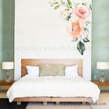 Rose Floral Wall Decals, Flower Nursery Wall Decals – Just For You Wall Decals, Removable ...