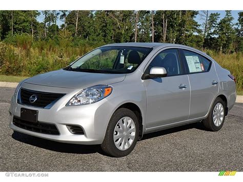 Brilliant Silver Metallic 2012 Nissan Versa 1.6 SV Sedan Exterior Photo #71275876 | GTCarLot.com