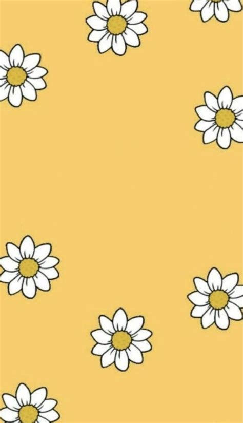 Aesthetic Wallpaper | Floral wallpaper iphone, Yellow geometric ...