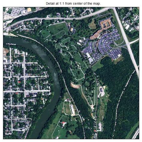 Aerial Photography Map of Frankfort, KY Kentucky