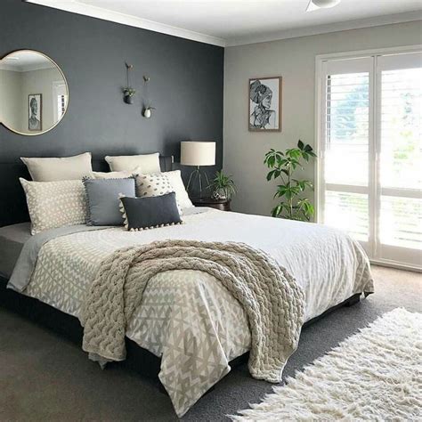 Ivory and Noir | Apartment bedroom decor, Cozy master bedroom, Master ...