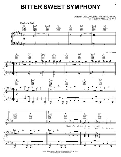 Bitter Sweet Symphony | Sheet Music Direct