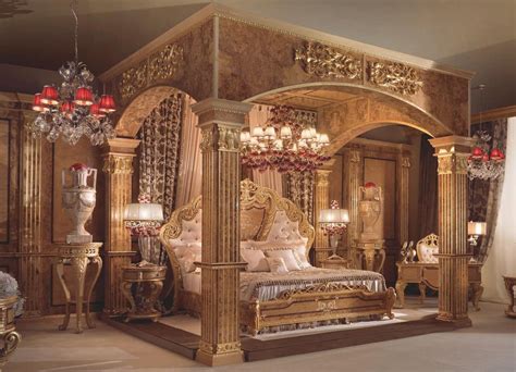 Stunning master bedroom from our modern day palace collection