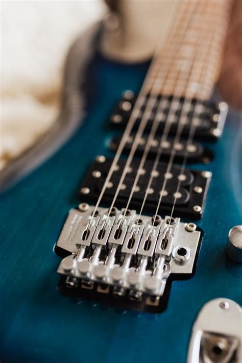 Close-Up Photo of Electric Guitar Strings · Free Stock Photo