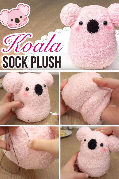 25 Easy DIY Sock Plushies and Animals You'll Want to Make this Weekend | Diy socks, Sewing ...