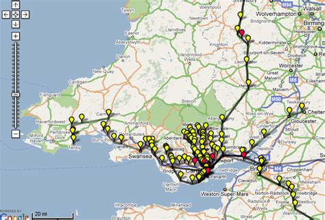 Dolenni Diddorol / Interesting Links: Live train map for Cardiff Central