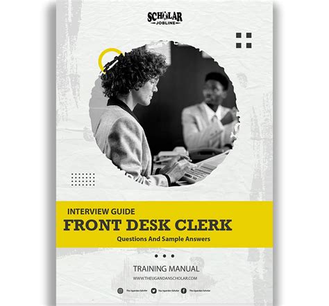 Front Desk Clerk Interview Guide - The Scholar Listings