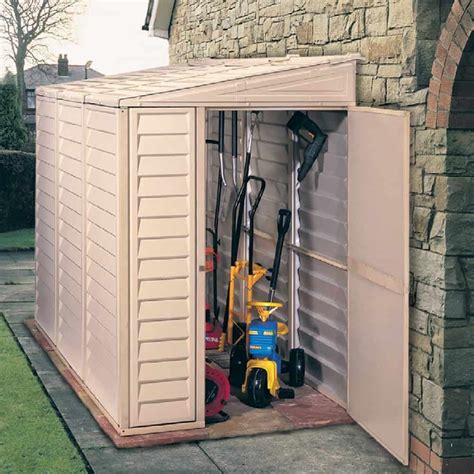 Lean-to Vinyl Shed by Saffron - Berkshire Garden Buildings