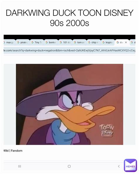 DARKWING DUCK TOON DISNEY 90s 2000s | @TylerB2003 | Memes