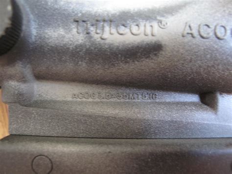 Genuine ACOG TA11 Tactical Scope - Other Sales - Pigeon Watch Forums