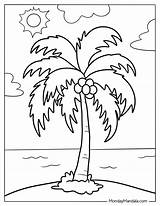 33 Coconut Coloring Pages Free PDF Printables sketch template