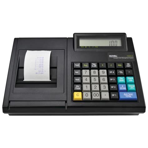 Royal 82175Q 100CX Portable Electronic Cash Register - Walmart.com