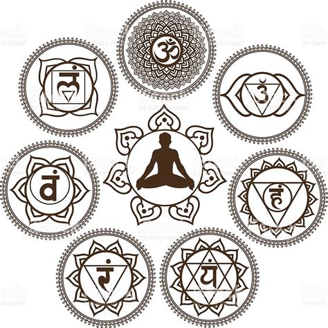 Mehendi style Seven Chakra with meditating lotus position, all... | Chakra tattoo, Chakra art ...