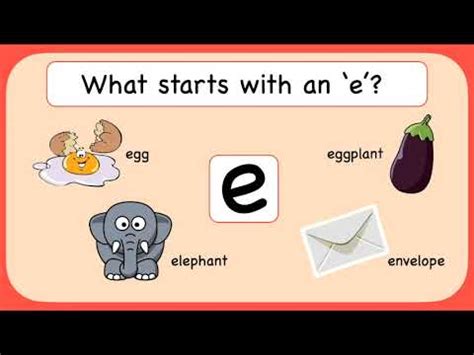 Vowels with Examples - learn the vowel sounds with examples. - YouTube