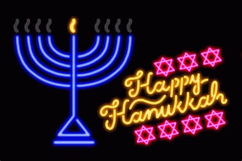 Happy Hanukkah Menorah GIF - HappyHanukkah Menorah - Discover & Share GIFs