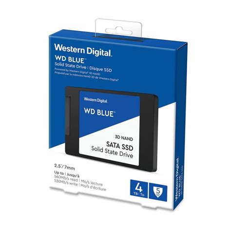 Western Digital 4TB WD Blue 3D NAND Internal PC SSD [WDS400T2B0A] – Positive Developments – Honiara