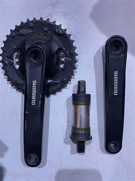 Shimano crankset, Sports Equipment, Bicycles & Parts, Parts ...