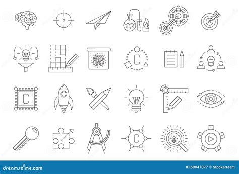 Vector Black Engineering Icons Set Stock Illustration - Illustration of concept, industry: 68047077