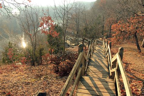 Staircase path at Castlewood State Park, Missouri image - Free stock ...