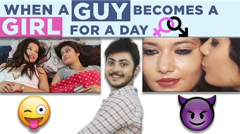 When a Guy becomes a Girl for a day | Amar Bedi | Amar Cine Production - YouTube