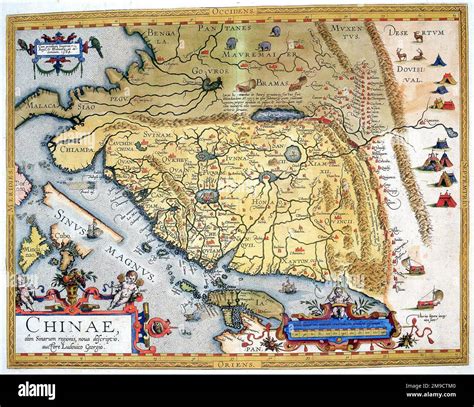 16th century map of china hi-res stock photography and images - Alamy